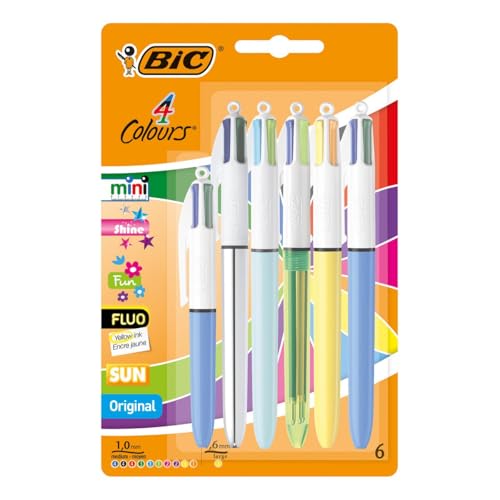 BiC Kugelschreiber, mittlere Spitze, 6 Stück von Bic