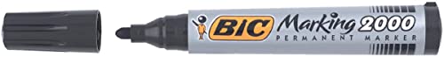 Bic 8209153 Permanent-Marker Marking Onyx 1482, Rundspitze schwarz von BIC