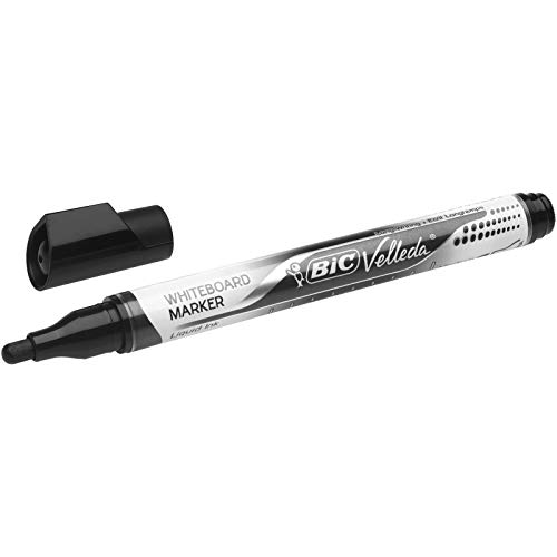 Bic 902088 Whiteboard-Marker Velleda Liquid Ink Tank, schwarz von Bic