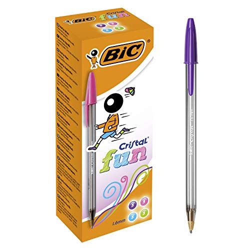 Bic Cristal Fun - Kugelschreiber Pack 20 sortiert von BIC