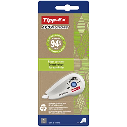 Tipp-Ex Korrekturroller ECOlutions Pure Mini, 6 m x 5 mm, Blister à 1 Stück Tipp-Ex Korrekturroller ECOlutions Pure Mini, 6 m x 5 mm, Blister à 1 Stück von BIC