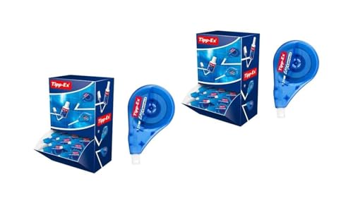 Tipp-Ex Korrekturroller Easy Correct – 12m x 4,2mm – 2 x 20er Pack – Seitliches Korrigieren für Büro, Schule & Home Office Tipp-Ex Korrekturroller Easy Correct – 12m x 4,2mm – 2 x 20er Pack – Seitliches Korrigieren für Büro, Schule & Home Office von BIC