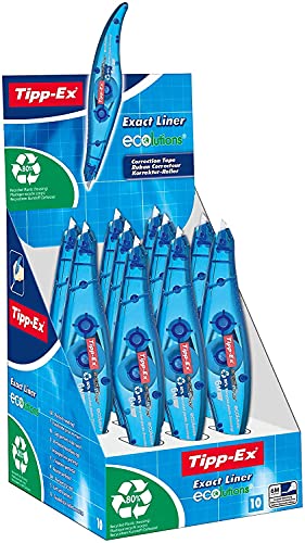 Tipp-Ex Korrekturroller Exact Liner, 6 m x 5 mm, 10er Pack, Ideal für das Büro, das Home Office oder die Schule Tipp-Ex Korrekturroller Exact Liner, 6 m x 5 mm, 10er Pack, Ideal für das Büro, das Home Office oder die Schule von BIC