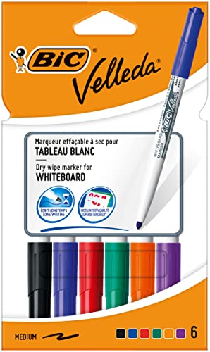 Velleda Whiteboard-Marker von BIC, 1 Blister sortiert von Bic