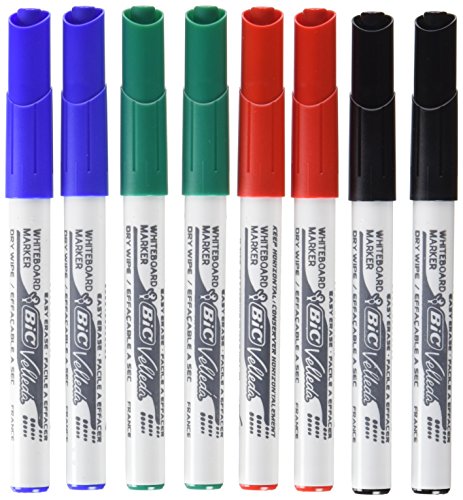 Velleda Whiteboard-Marker von BIC, 5 Stück Blister x 8 sortiert Velleda Whiteboard-Marker von BIC, 5 Stück Blister x 8 sortiert von BIC