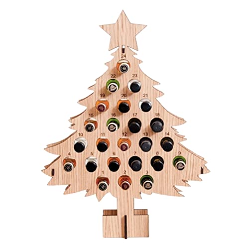 BICBLL Weihnachtsbaum Holz Adventskalender,Weihnachtsbaum Erwachsene Adventskalender/Feiertage Weinregal,24 Holz Countdown Weihnachtskalender Weinregal,Wein und Spirituosen Geschenke BICBLL Weihnachtsbaum Holz Adventskalender,Weihnachtsbaum Erwachsene Adventskalender/Feiertage Weinregal,24 Holz Countdown Weihnachtskalender Weinregal,Wein und Spirituosen Geschenke von BICBLL