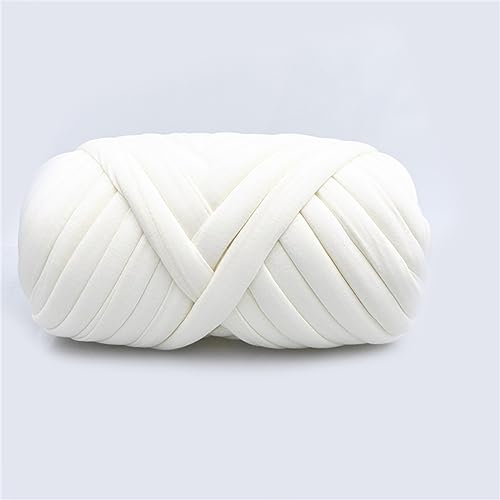 Chunky Yarn Dicke Wolle Zum Handstricken, Häkeln Und Armstricken - 500g 1000g 1500g 2000g Dickes Garn (Weiß, 1000g) von BICI