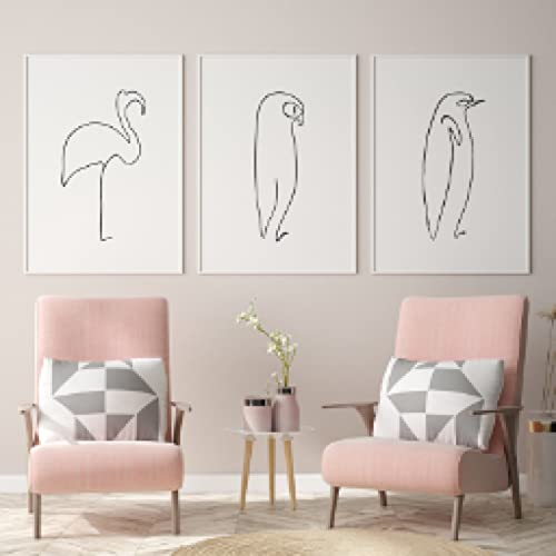 Pablo Picasso Tiere Print Poster Abstrakte Strichzeichnungen Vogel Pinguin Leinwand Malerei Skizzen Minimalistische Wandkunst Bilder 40x60cmx3 Rahmenlos Pablo Picasso Tiere Print Poster Abstrakte Strichzeichnungen Vogel Pinguin Leinwand Malerei Skizzen Minimalistische Wandkunst Bilder 40x60cmx3 Rahmenlos von BIEMBI