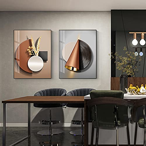 Schwarz Kupfer Geometrische Leinwand Poster Drucken Abstrakte Wandkunst Malerei Nordic Wohnzimmer Dekoration Bild Moderne Wohnkultur 60x80cmx2 Rahmenlos Schwarz Kupfer Geometrische Leinwand Poster Drucken Abstrakte Wandkunst Malerei Nordic Wohnzimmer Dekoration Bild Moderne Wohnkultur 60x80cmx2 Rahmenlos von BIEMBI