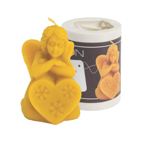 Kerzengießform Engel mit Herz Silikonform Kerzen Bienenwachs Kerzen gießen Kerzen selber machen Kerzengießform Engel mit Herz Silikonform Kerzen Bienenwachs Kerzen gießen Kerzen selber machen von BIENE24.DE