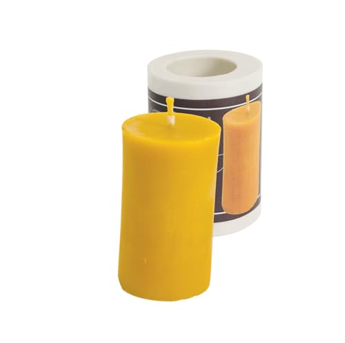 Kerzengießform Stumpenkerze klein Silikonformen Kerzenformen Ostern Weihnachten von BIENE24.DE