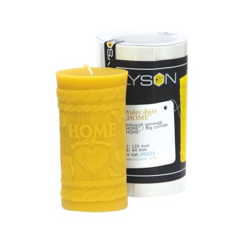 Kerzengießform Stumpenkerze mit HOME Silikonform Kerzen Bienenwachs Silikonform Bienenwachskerzen Silikonform zur Kerzenherstellung Bienen Imkerei Imker von BIENE24.DE