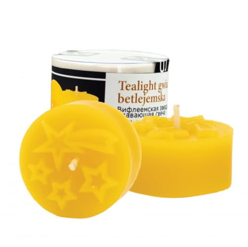 Kerzengießform Teelicht Stern von Bethlehem Silikonform Kerzen Bienenwachs Bienen Imkerei von BIENE24.DE