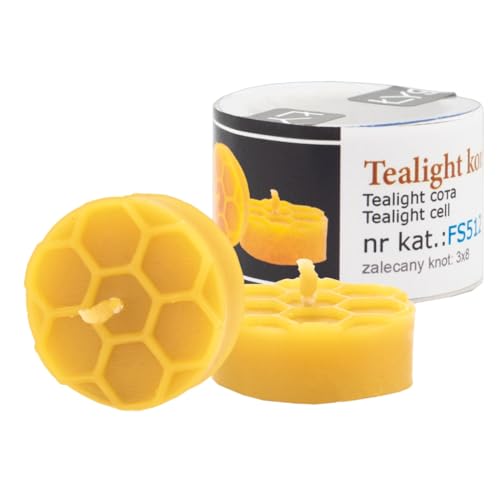 Kerzengießform Teelicht Waben Silikonform Bienenwachskerzen Silikonform zur Kerzenherstellung Bienen Imkerei Imker Waben von BIENE24.DE