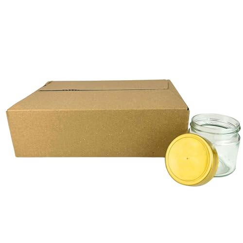 BIENEN SCHMIDT 60 x Neutrales Schraubglas 250g Imkerhonig Honigglas mit goldenem Deckel ohne Etikett Honig Neutralglas BIENEN SCHMIDT 60 x Neutrales Schraubglas 250g Imkerhonig Honigglas mit goldenem Deckel ohne Etikett Honig Neutralglas von BIENEN SCHMIDT
