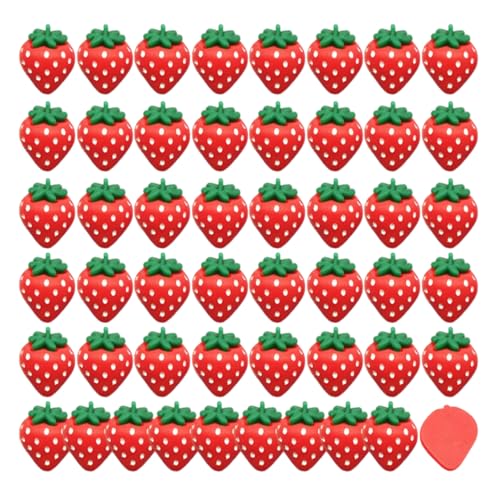 BIFHIG 50 Stück Erdbeerkuchendekoration, Banknotenkuchendekoration, DIY Handgefertigte Accessoires, Geeignet Zum Dekorieren Von Haarnadeln, Handyhüllen. von BIFHIG
