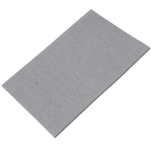 Bügelflicken 12 x 45cm - aus Baumwolle mit Polyetylenbeschichtung, für Näharbeiten und Textilreparaturen (Dunkelgrau) von BIG-SAM Kurzwaren & Handarbeitsartikel