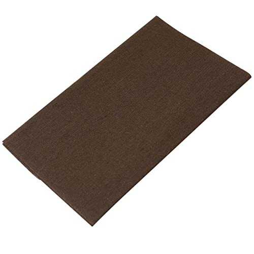 Bügelflicken 12 x 45cm - aus Baumwolle mit Polyetylenbeschichtung, für für Näharbeiten und Textilreparaturen, Farbe: Braun von BIG-SAM Kurzwaren & Handarbeitsartikel