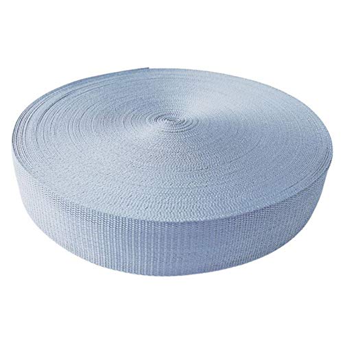 Gurtband - Tragriemen 10 Meter Lauflänge, 15 mm Breite aus 100% Polypropylen - Veilchenblau, 15 mm von BIG-SAM Kurzwaren & Handarbeitsartikel