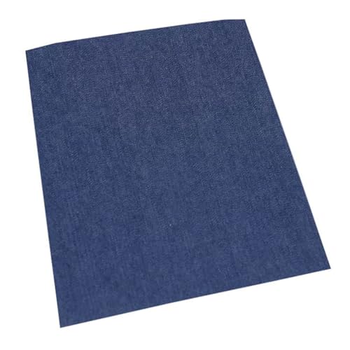 JEANS Bügelflicken 17 x 43 cm Patches - Zuschneidbar - Verzierung, Ausbesserung (BLAU DELTA (10)) von BIG-SAM Kurzwaren & Handarbeitsartikel