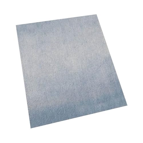 JEANS Bügelflicken 17 x 43 cm Patches - Zuschneidbar - Verzierung, Ausbesserung (TAUBENBLAU (4)) von BIG-SAM Kurzwaren & Handarbeitsartikel