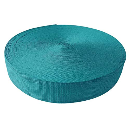 20 mm Gurtband | 1, 2 oder 5 Meter Länge (an einem Stück geschnitten) | verschiedene Farben zur Auswahl | (Blau (549), 2) von BIG-SAM