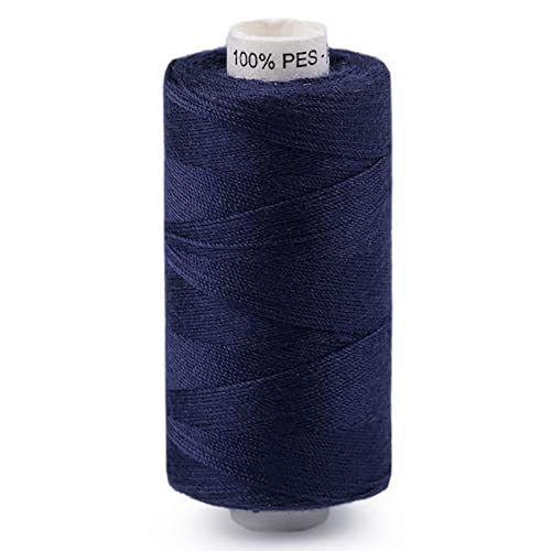 200 Meter Jeansnähgarn - Tex: 30x3 - Garnstärke: 0,5 (Dunkelblau) von BIG-SAM