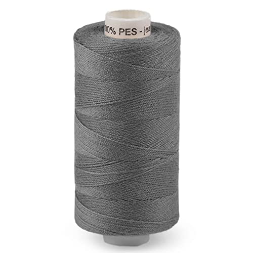 200 Meter Jeansnähgarn - Tex: 30x3 - Garnstärke: 0,5 (Grau-Trüb) von BIG-SAM