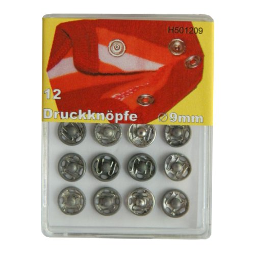 BIG-SAM 30031-12 Druckknöpfe - 9mm - zum annähen BIG-SAM 30031-12 Druckknöpfe - 9mm - zum annähen von BIG-SAM