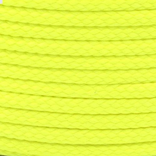 BIG-SAM - Polyesterschnur | 4mm Dicke Jacken, Hosen, Sportbeutel und vieles mehr (Neon Gelb) von BIG-SAM