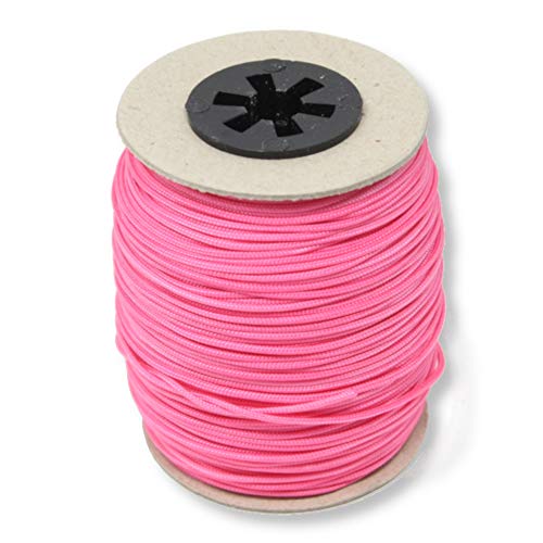 BIG-SAM - Zugschnur für Jalousien - 5, 10, 25, 50 oder 100 Meter - Ø 1,4mm - in Weiß, Schwarz, Rot oder Hellbraun (5 Meter, Pink) von BIG-SAM