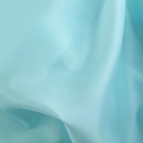 Futterstoff | 0,5m x 150cm Breit | aus 100% Polyester (Eisblau (dunkel)) von BIG-SAM