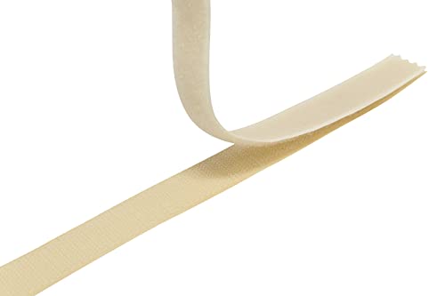 Klettband | 20 mm breites Band | Haken und Flauschband - Hook und Loop | zum Annähen | Farbe: Hautfarben von BIG-SAM