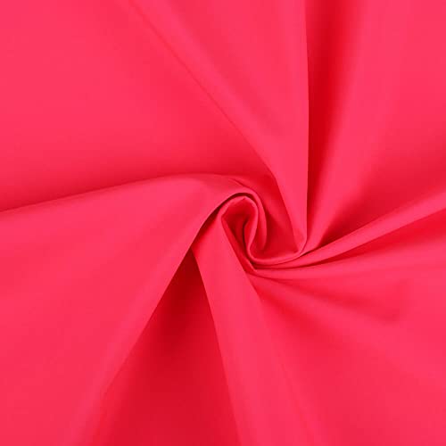 Sommer Softshell Stoff | 0,5m x 148 cm Breite | 190-195 g/m² | aus Polyester (Neon Rosa (2)) von BIG-SAM