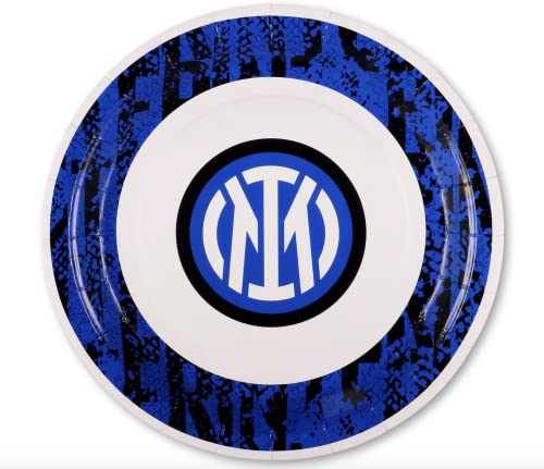 BIGIEMME Pappteller Inter 8 Stück Ø 18 cm Juventus offizielles Produkt von BIGIEMME