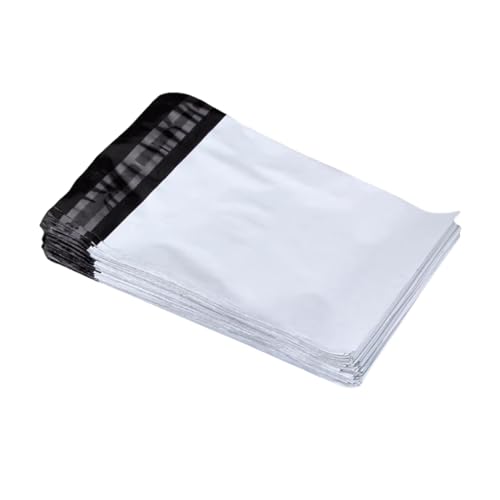 BIGJIYU 50 Stück Versandbeutel 25x35cm, Versandtaschen Plastic 25x35cm Pakettaschen für den Versand von Kleidung von BIGJIYU