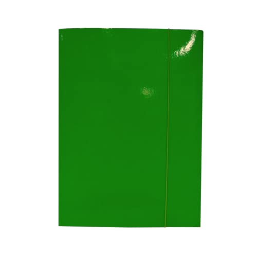 Original BIGO | 10 Stück LUX Sammelmappe Aus Karton glänzend grün | Einschlagmappe Mit Gummi | Mappe Mit Gummiband Für Din A4 | 4 Klappen | mit Papiermaß 450g/m2 | Schnellhefter Bunt Sortiert Original BIGO | 10 Stück LUX Sammelmappe Aus Karton glänzend grün | Einschlagmappe Mit Gummi | Mappe Mit Gummiband Für Din A4 | 4 Klappen | mit Papiermaß 450g/m2 | Schnellhefter Bunt Sortiert von BIGO