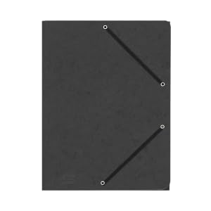 Original BIGO 10 Stück Pressboard-Ordner A4 schwarz, Mappe mit Gummiband Presspan, Premium Ordnungsmappe Mappe mit Gummiband, aus Pressspan-karton 330 g/m2 Original BIGO 10 Stück Pressboard-Ordner A4 schwarz, Mappe mit Gummiband Presspan, Premium Ordnungsmappe Mappe mit Gummiband, aus Pressspan-karton 330 g/m2 von BIGO