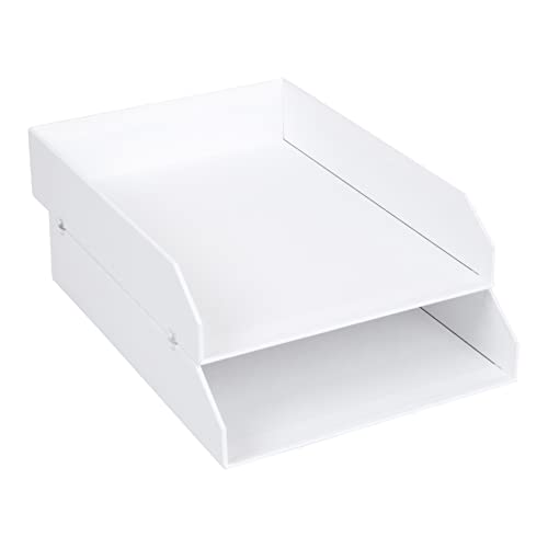 BIGSO Hakan 2er-Set Briefablage für den Schreibtisch – stapelbare Ablagefächer für Briefe, Dokumente usw, – Ordnungssystem aus Faserplatte mit Papier – weiß BIGSO Hakan 2er-Set Briefablage für den Schreibtisch – stapelbare Ablagefächer für Briefe, Dokumente usw, – Ordnungssystem aus Faserplatte mit Papier – weiß von BIGSO BOX OF SWEDEN