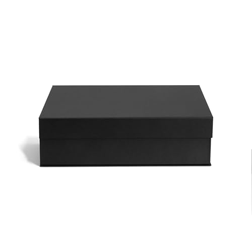 BIGSO KIAN 3er-Set Aufbewahrungsboxen mit Scharnierdeckel und Magnetverschluss – stapelbare Ordnungsbox mit Deckel – Aufbewahrungskisten aus Faserplatte und Papier – dunkelgrau BIGSO KIAN 3er-Set Aufbewahrungsboxen mit Scharnierdeckel und Magnetverschluss – stapelbare Ordnungsbox mit Deckel – Aufbewahrungskisten aus Faserplatte und Papier – dunkelgrau von BIGSO BOX OF SWEDEN