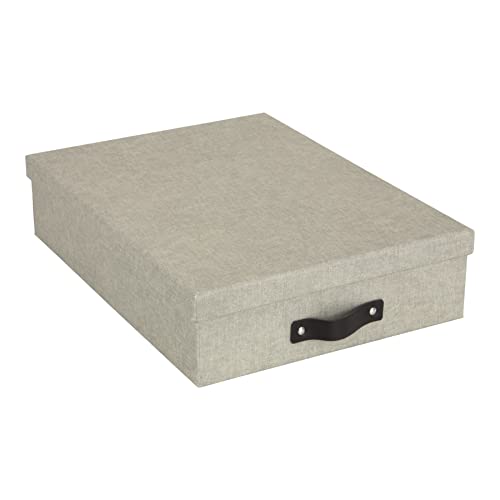 BIGSO OSKAR Dokumentenbox für A4 Papier, Broschüren usw. – Schreibtischablage mit Deckel und Griff – Aufbewahrungsbox aus Faserplatte und Papier in Leinenoptik – beige BIGSO OSKAR Dokumentenbox für A4 Papier, Broschüren usw. – Schreibtischablage mit Deckel und Griff – Aufbewahrungsbox aus Faserplatte und Papier in Leinenoptik – beige von BIGSO BOX OF SWEDEN
