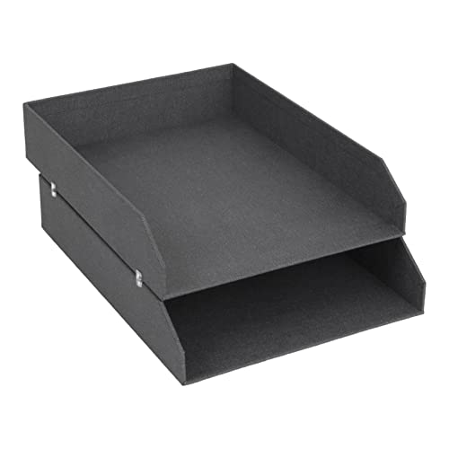 Bigso Box of Sweden Hakan 2er-Set Briefablage für den Schreibtisch – stapelbare Ablagefächer für Briefe, Dokumente usw, – Ordnungssystem aus Faserplatte mit Papier in Leinenoptik – schwarz Bigso Box of Sweden Hakan 2er-Set Briefablage für den Schreibtisch – stapelbare Ablagefächer für Briefe, Dokumente usw, – Ordnungssystem aus Faserplatte mit Papier in Leinenoptik – schwarz von BIGSO BOX OF SWEDEN