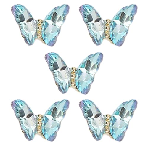 1 Beutel Schmetterlings-Charms, 3D-Nägel, Kunst, Handwerk, Dekoration, Zubehör für den professionellen Gebrauch und den professionellen Gebrauch 1 Beutel Schmetterlings-Charms, 3D-Nägel, Kunst, Handwerk, Dekoration, Zubehör für den professionellen Gebrauch und den professionellen Gebrauch von BIGULA