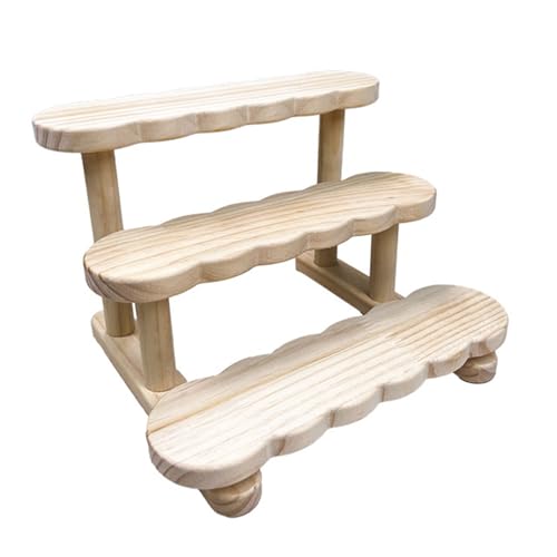 BIGULA Eleganter Holzfiguren-Präsentationsständer, funktionales Holzregal, eleganter Ständer, Halter für Sammlerstücke BIGULA Eleganter Holzfiguren-Präsentationsständer, funktionales Holzregal, eleganter Ständer, Halter für Sammlerstücke von BIGULA