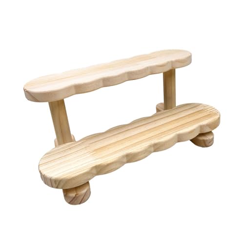 BIGULA Eleganter Holzfiguren-Präsentationsständer, funktionales Holzregal, eleganter Ständer, Halter für Sammlerstücke BIGULA Eleganter Holzfiguren-Präsentationsständer, funktionales Holzregal, eleganter Ständer, Halter für Sammlerstücke von BIGULA