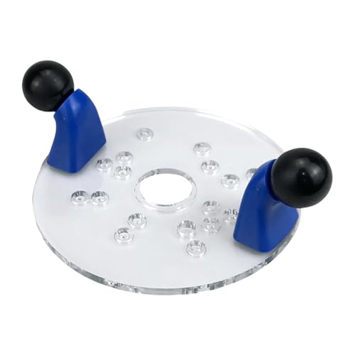 BIGULA Trimming Router Base with Double Handles Router Fixed Base Guide for Woodworking Carpentry Clear Acrylic Base Plate BIGULA Trimming Router Base with Double Handles Router Fixed Base Guide for Woodworking Carpentry Clear Acrylic Base Plate von BIGULA