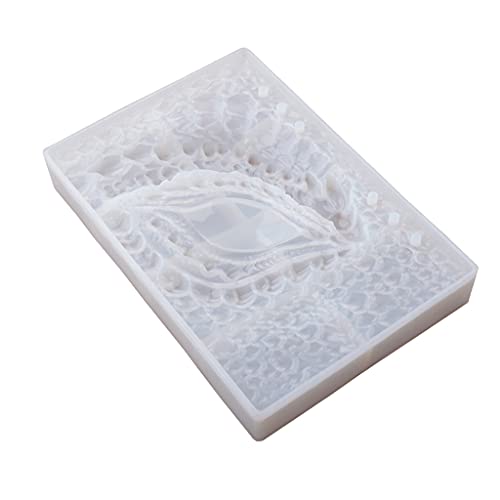 Dragon Eye Notizbuch, Epoxidharz, Gießform, Silikonbuch für Muscheln, Leder, für Hüllen, Ringe, Nachfüllpackung von BIGULA