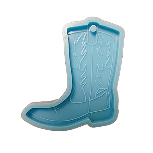 Glänzende Silikonharz-Formen, Cowboystiefel, Ornament, Schlüsselanhänger, Anhänger, Schmuck, Epoxidharz, Bastelformen von BIGULA