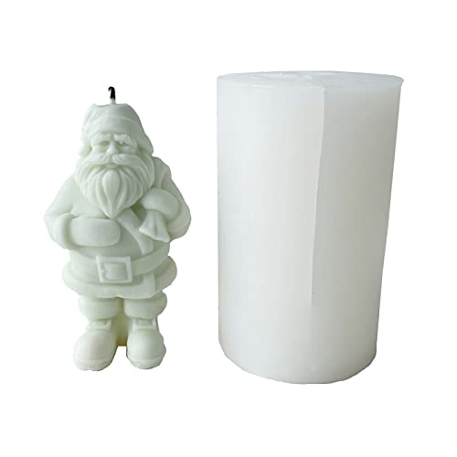 Silikonform für Weihnachtsmann, reißfest, wiederverwendbar, Seifenherstellung, Geschenkzubehör Silikonform für Weihnachtsmann, reißfest, wiederverwendbar, Seifenherstellung, Geschenkzubehör von BIGULA