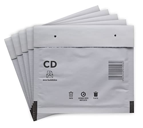 10 Versandtaschen Luftpolsterumschläge haftklebend Luftpolsterversandtaschen Luftpolstertaschen Gr. CD weiß (200mm x 175 mm) Umschläge gepolstert Polsterumschlag Taschen von BIGtec